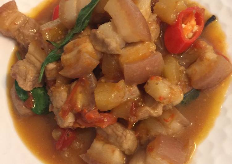 Recipe of Award-winning Pear stew pork belly