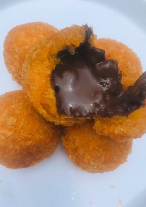 Foto resep Ubi isi coklat lumer