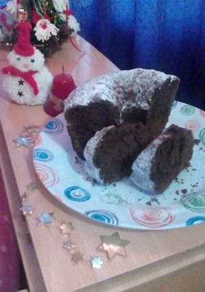 Una foto de Bizcochuelo de chocolate nevado