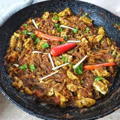 A picture of Eid special brain masala.