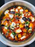 Aubergine and Paneer Shaak