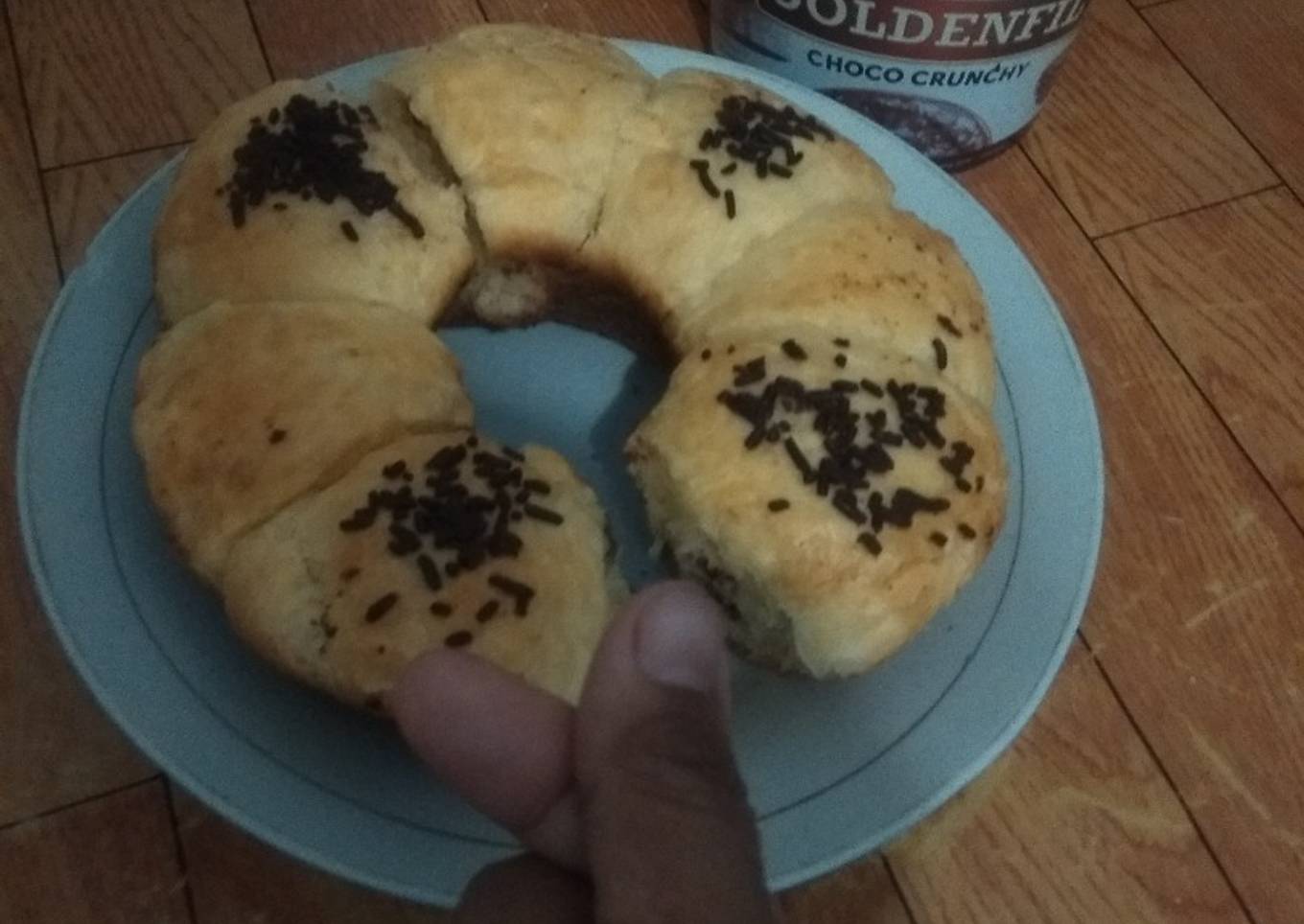 Roti manis coklat keju