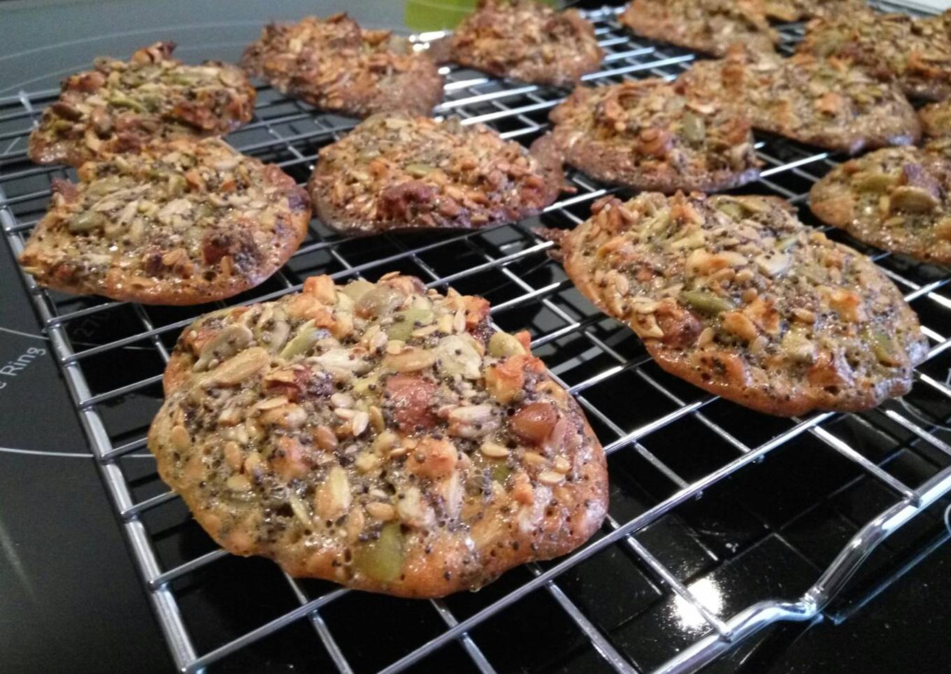 Galletas de semillas y frutos secos