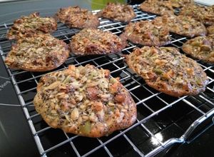 Una foto de Galletas de semillas y frutos secos