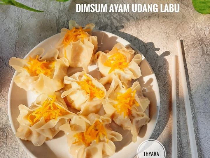 Cara Sederhana Menyiapkan Resep  Dimsum Ayam Udang Labu yang Lezat, Bisa Manjain Lidah