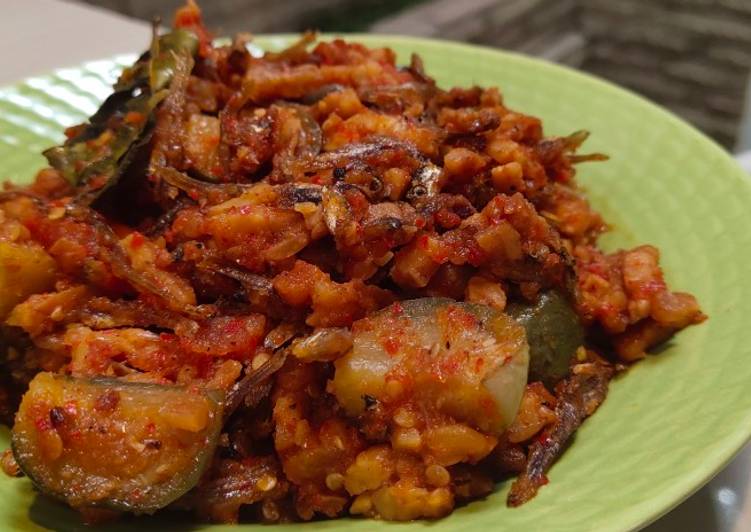 Balado 3T (Teri Terong Tempe)