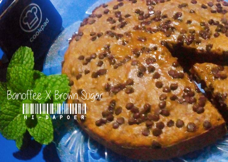 Langkah Mudah untuk Menyiapkan Banoffee Cake X Brown Sugar, Menggugah Selera