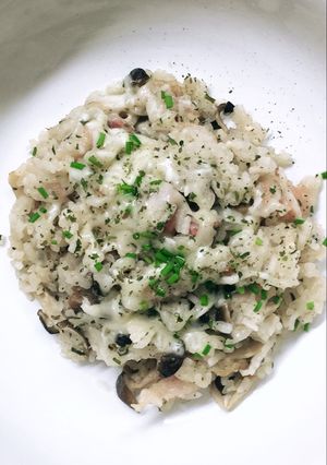 Foto resep Mushroom Risotto (Risotto Jamur)