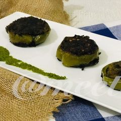 A picture of Chutney Wale Methi Aloo Capsicum Rings.