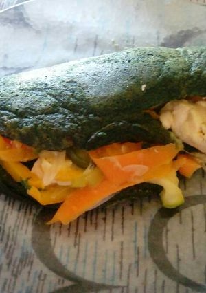 Una foto de Taco de verduras