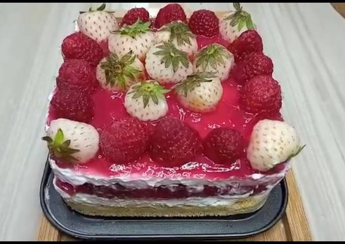 No bake Raspberry cheese cake