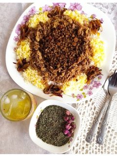 عکسی از دستور عدس پلو مجلسی