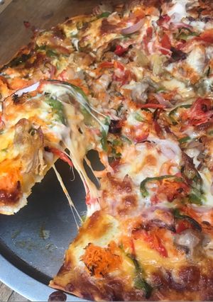 A picture of Homemade pizza.