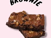 Una foto de brownie húmedo