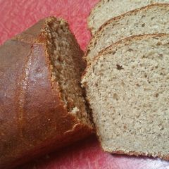 A picture of Honey Wheat Sourdough.
