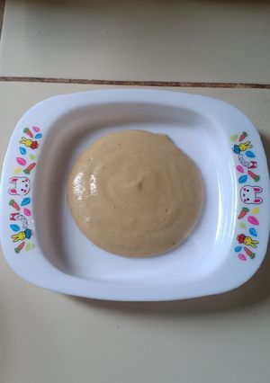Foto resep MPASI : bubur sup ceker kacang merah (6bln)