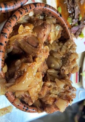 صورة لوصفة طاجن كوارع مخلية