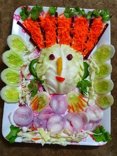 वेजिटेबल सलाद (vegetable salad recipe in Hindi) रेसिपी मुख्य फोटो