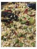 Arroz con productos congelados