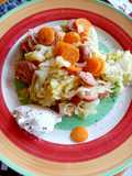 Kohlpfanne mit Wurst und Ziegenrahm