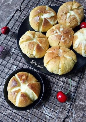 Foto resep Korean Garlic Cheese Bread