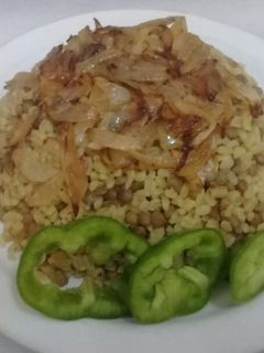 صورة لوصفة مجدره برغل