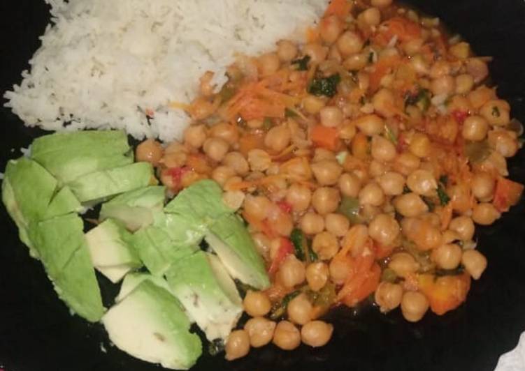 Spicy chickpeas stew#theme challange