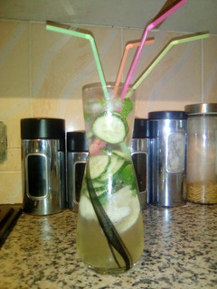 A picture of My passion lemonade cocktail.