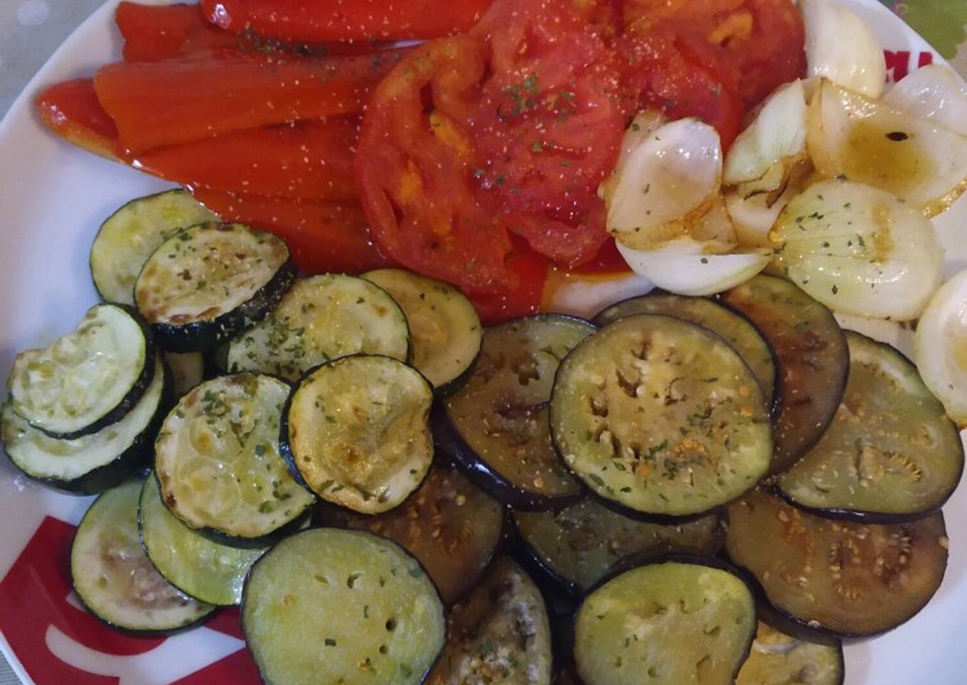 Parrillada de verduras al aroma de tomillo