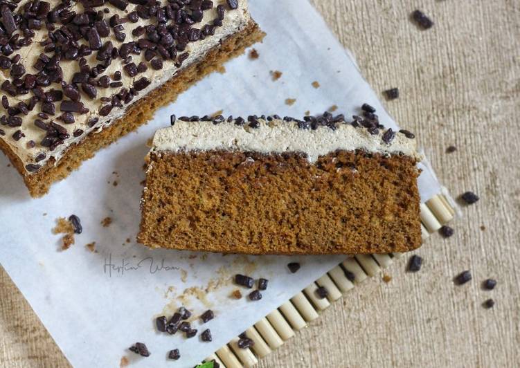 Cara Gampang Menyiapkan Coffee Sponge Cake, Menggugah Selera
