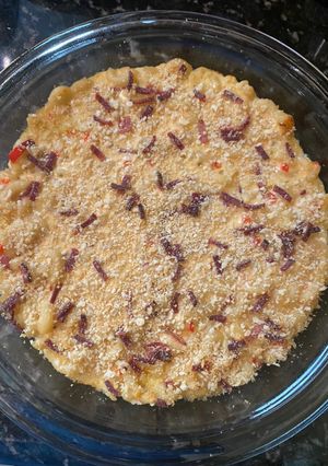 Φωτογραφία της συνταγής Mac n' Cheese με μπέικον και τσένταρ (ελαφρύ για δίαιτα)