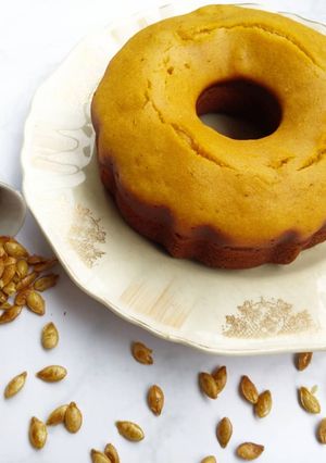 Una foto de Budín de calabaza y canela apto APLV