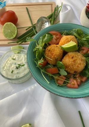 Une photo de Croquettes de saumon