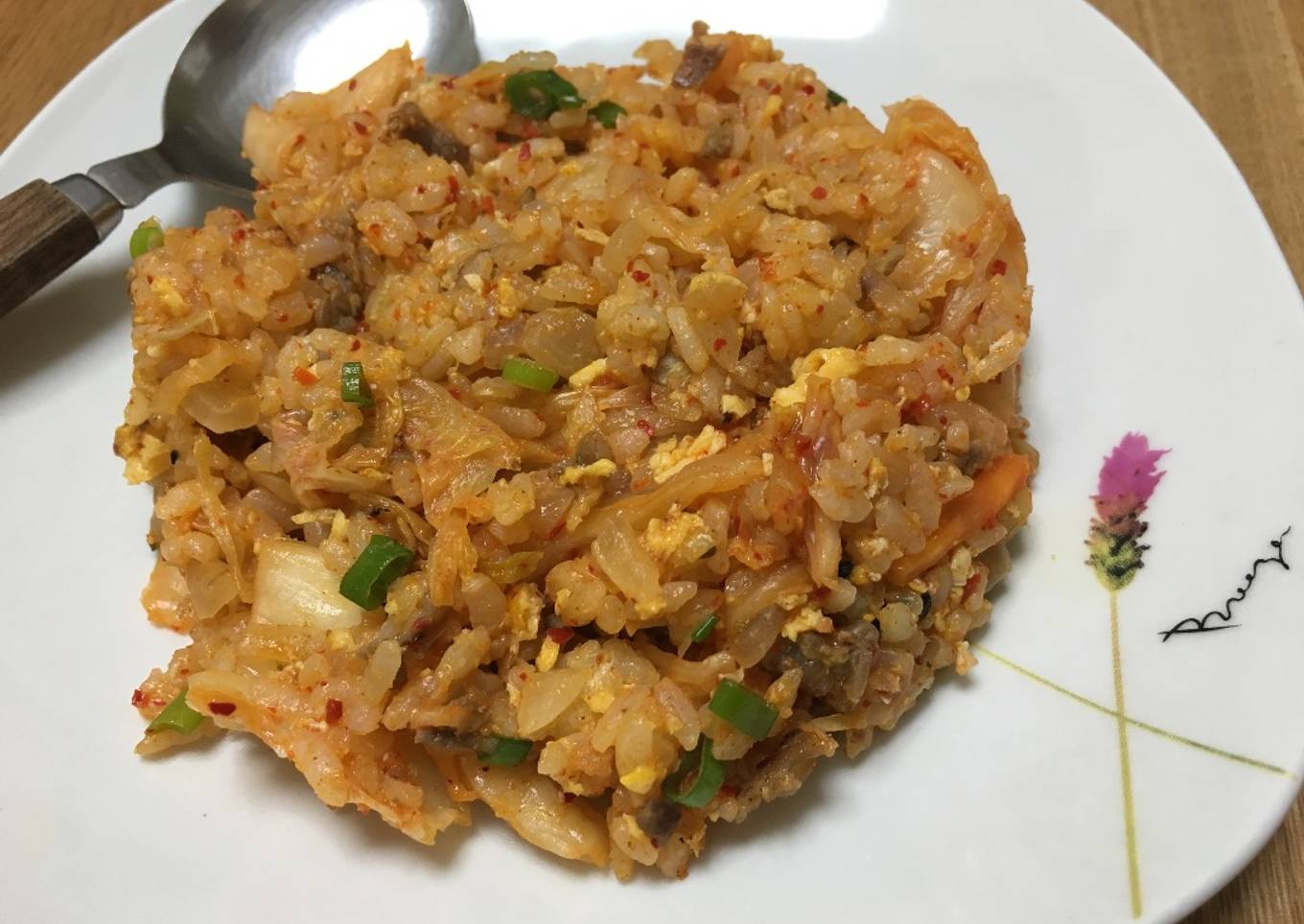 Arroz frito con kimchi