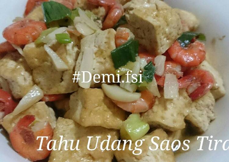 Tahu Udang Saos Tiram