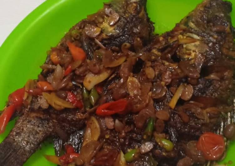 Cara memasak Mujair Tauco pedas manis Lezat