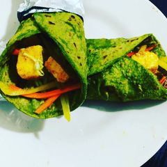 A picture of Palak Paneer Frankie.