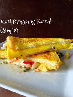 Foto resep Roti Panggang Korea! (Simple)