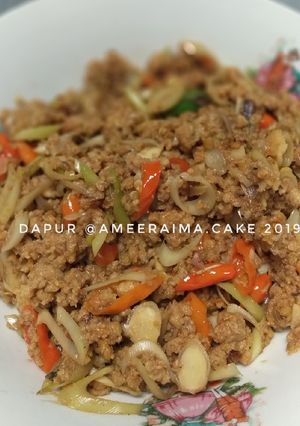 Foto resep Oseng Oncom sereh extra pedas