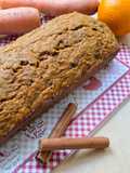 Budín de zanahoria inspirado en "carrot cake" en versión integral 🥕