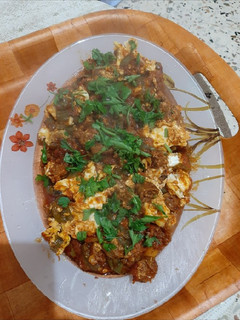 صورة لوصفة عجة مرقاز (نوع من السجق)