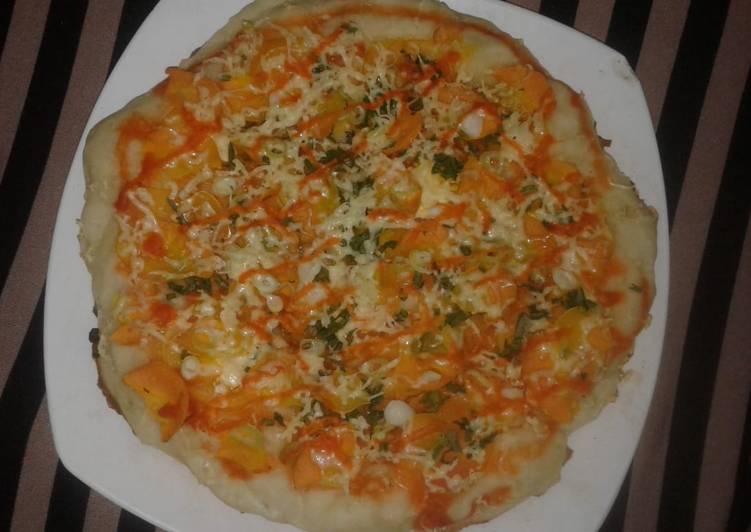 Bumbu Pizza Teflon Ala Kadarnya | Cara Membuat Pizza Teflon Ala Kadarnya Yang Enak dan Simpel