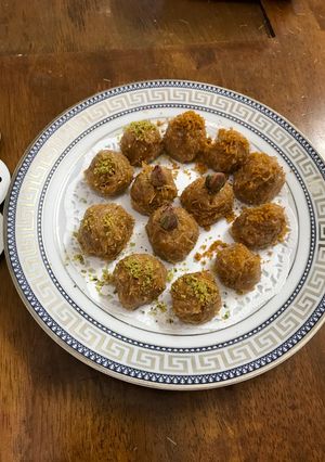 صورة لوصفة شعيرية باكستانية بالهيل