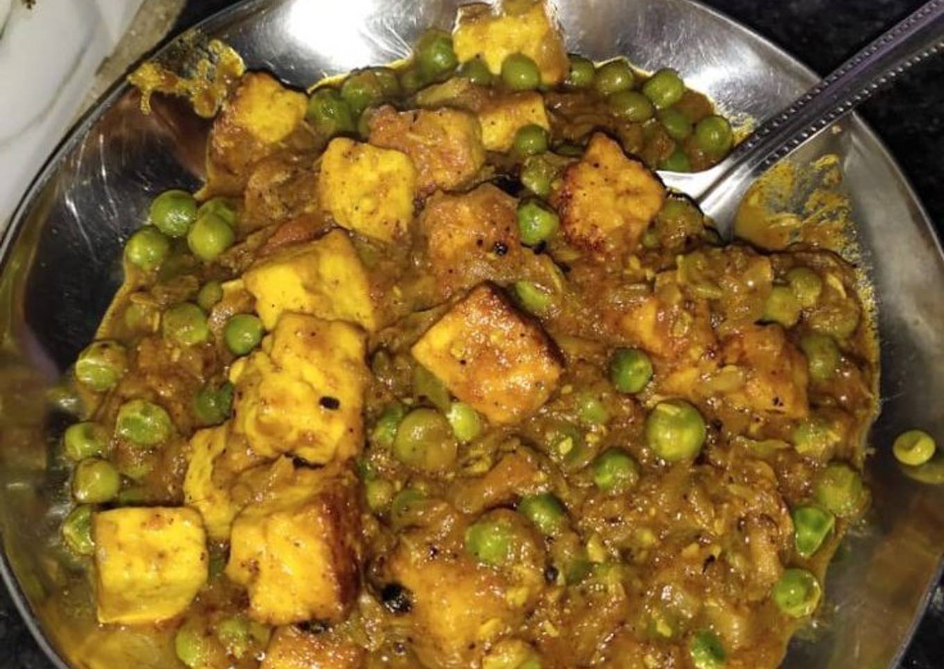 Matar paneer