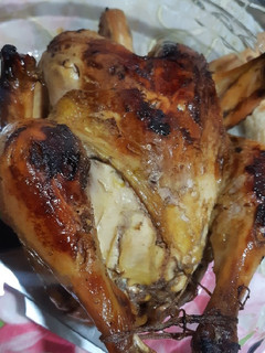 عکسی از دستور مرغ شکم پر