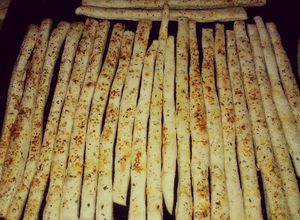 Una foto de Grisines de queso y orégano