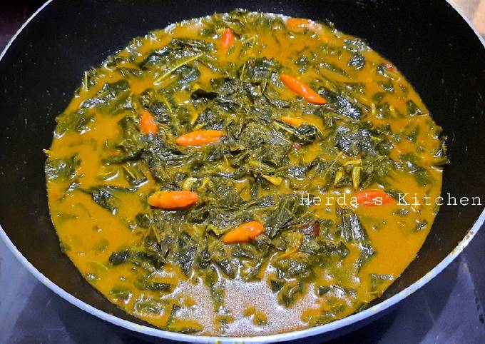 Resep Gulai Daun Singkong Teri Oleh Herdas Kitchen Cookpad