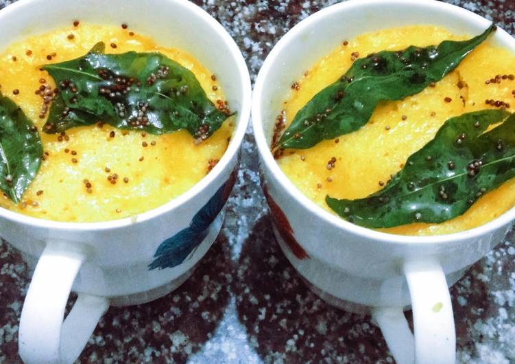 Cup dhokla