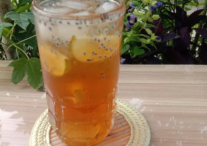 Resep Es Lemon Tea Selasih Oleh Siti Ramlah Cookpad 