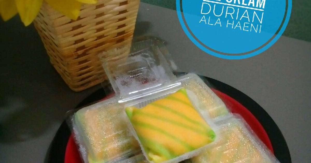 Resep 🍨Pancake Ice Cream Durian🍦 oleh Haeni Cookpad